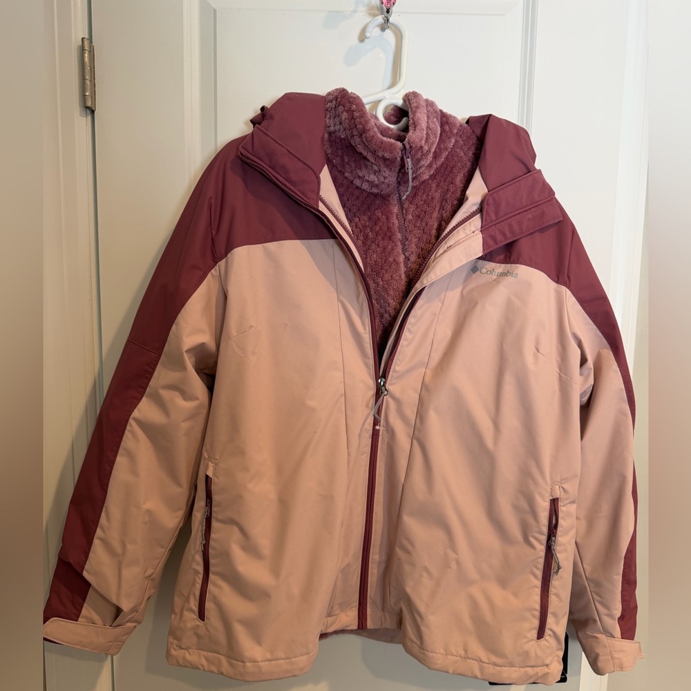 Columbia omniTech detachable waterproof jacket